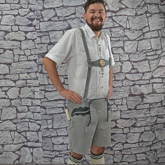 Ernst Licht Lederhosen With Suspenders - Picture 1 of 16